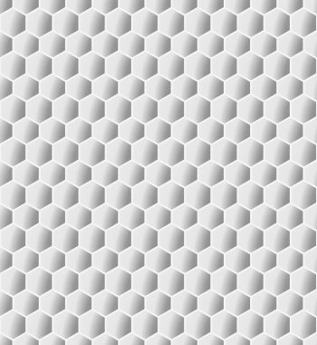 Tessalated altıgenler gri tonlamalı kesintisiz, resimli parçasına, 