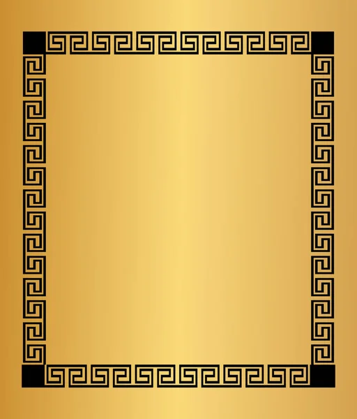 Elementi decorativi di confine in stile greco. Collezione vettoriale — Vettoriale Stock