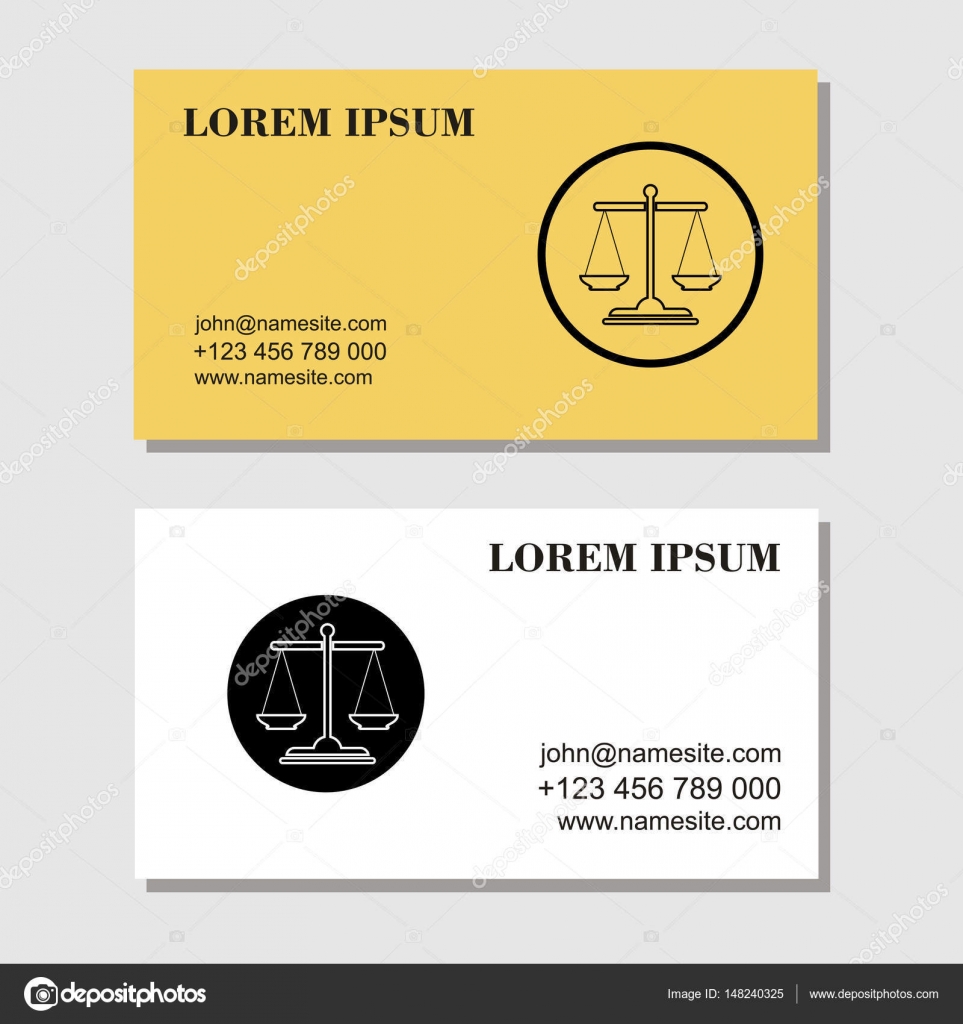Law Firm,Law Office, Lawyer services.Business card design templa Stock ...