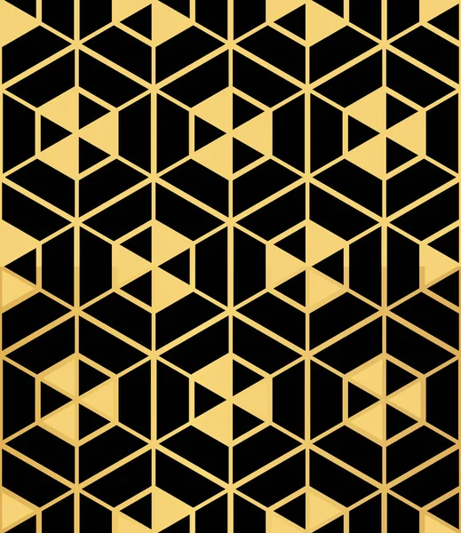 Fundo geométrico abstrato. Malha hexagonal com célula incorporada — Vetor de Stock