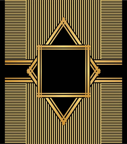 Art Deco ornamento sin costura pattern.decoration . — Vector de stock