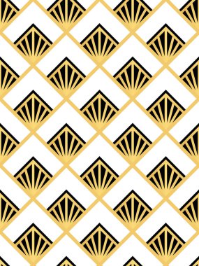 Art Deco sorunsuz pattern.decoration süsleme.