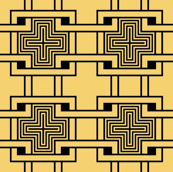 Art Deco saumaton pattern.decoration koriste . — vektorikuva