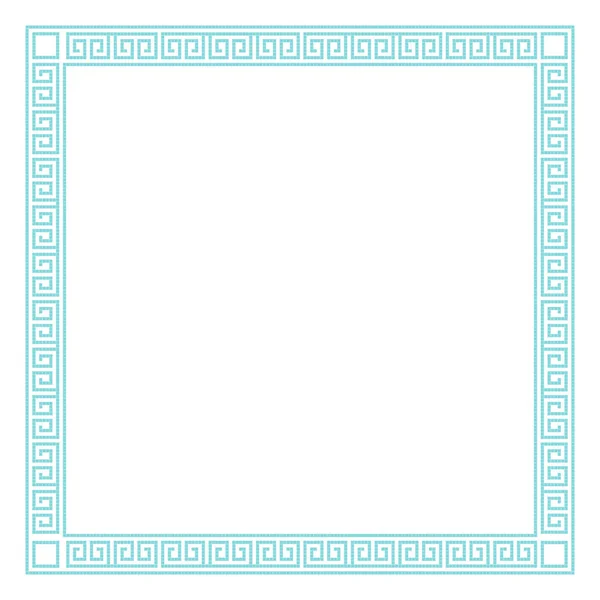Border decoration elements  in Greece style. Vector collection — Stock Vector