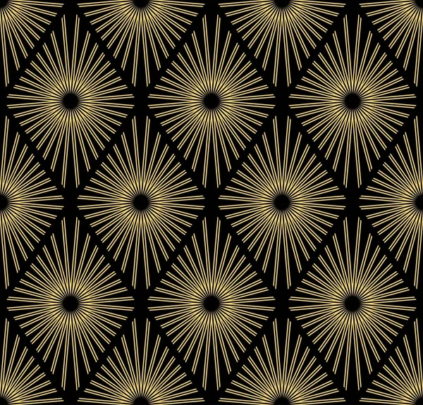 Art Deco sömlös pattern.decoration prydnad. — Stock vektor