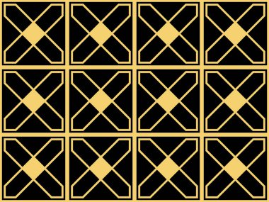 Art Deco sorunsuz pattern.decoration süsleme.