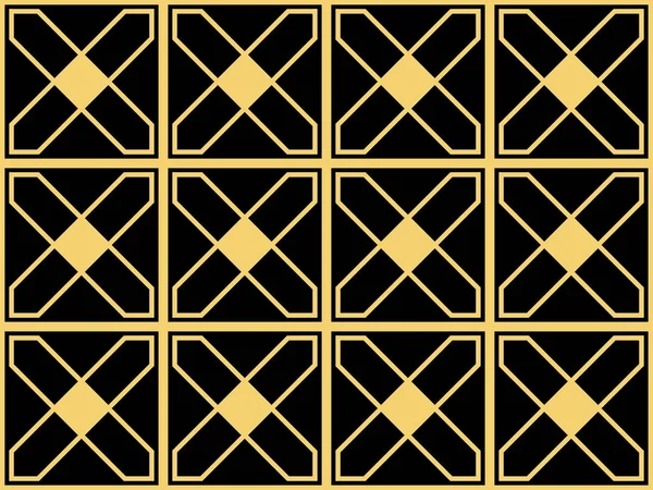 Art Deco seamless pattern.decoration ornament. — Stock Vector