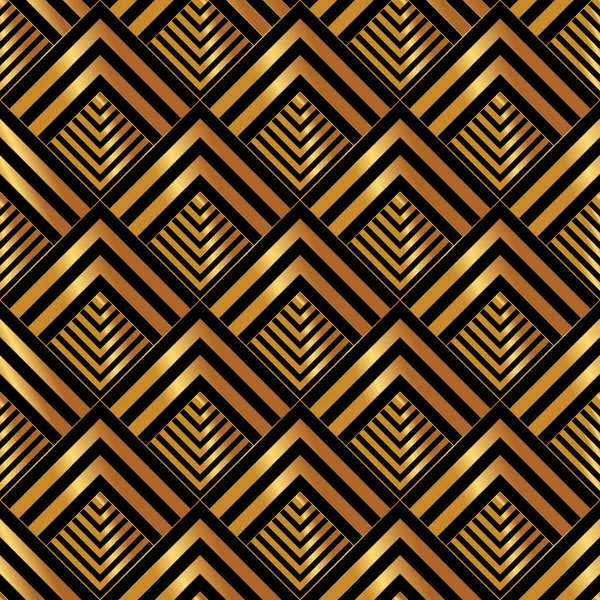 Art Deco ornamento sin costura pattern.decoration . — Vector de stock