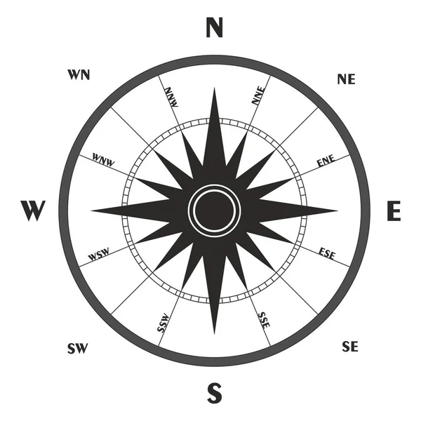 コンパス風ベクトル デザイン要素 — ストックベクタ