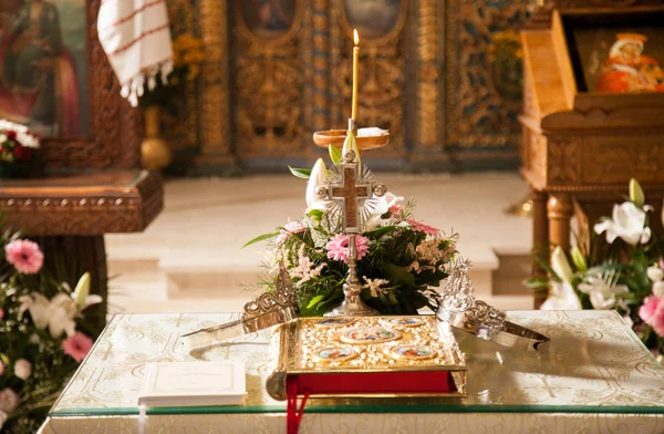 Preparação para a cerimônia de casamento — Fotografia de Stock