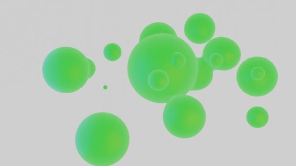 3D Render Fond abstrait avec fond de cercles de morphing 