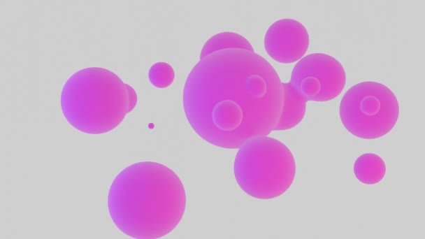 3D Render Fond abstrait avec fond de cercles de morphing 