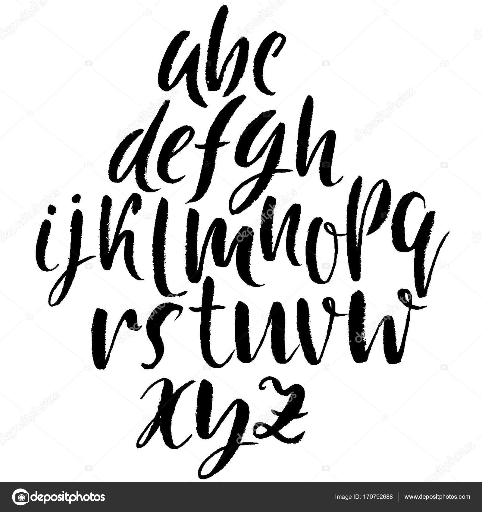 Calligraphy Handwriting Styles Alphabet | Mmbah