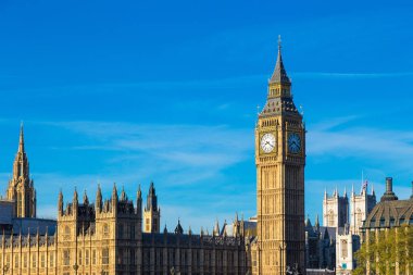 Big Ben, Parlamento, Londra, İngiltere, saat kulesi