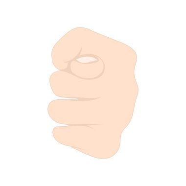 El hareketi, bilek ve işaret parmağı, dil ikonu, logo, sembolik duygu. Beyaz arka planda izole edilmiş bükülmüş parmaklar çiziyor. Vektör illüstrasyonu