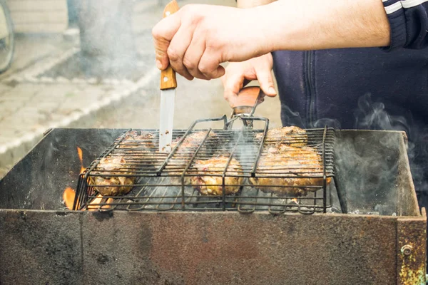 Izgarada Pişirilen Et