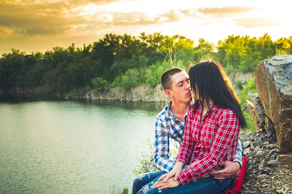 Een verhaal van de liefde in de natuur — Stockfoto