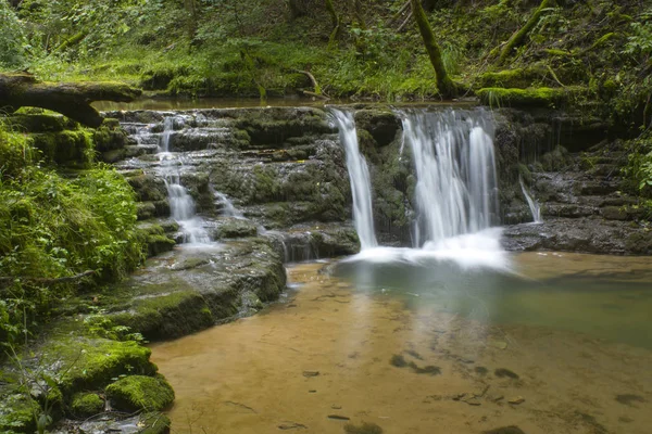 Gauchach Gorge, Floresta Negra, Alemanha — Fotografia de Stock