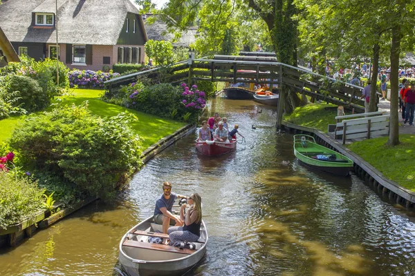 GIETHOORN, PAÍSES BAJOS — Foto de Stock