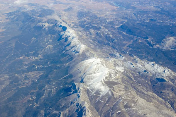 Vista Aérea Serra Nevada Espanha — Fotografia de Stock