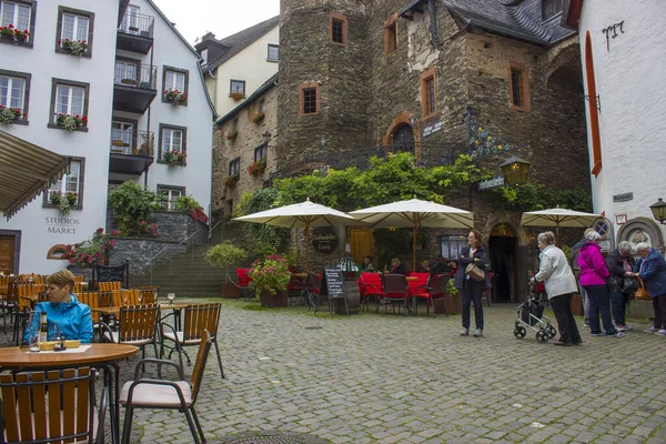 Beilstein Germany October 2019 Historic Village River Moselle Old Half — Stock Photo, Image