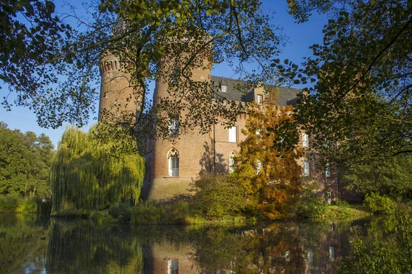 Zamek Wodny Moyland Berburg Hau Niemcy — Zdjęcie stockowe