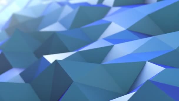 Abstract Polygons Waves Perfect Background — Stock Video