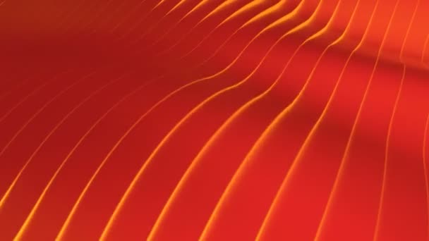 红色波浪带表面 — 图库视频影像