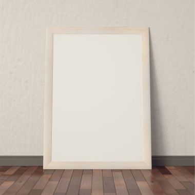 Ahşap çerçeveli poster