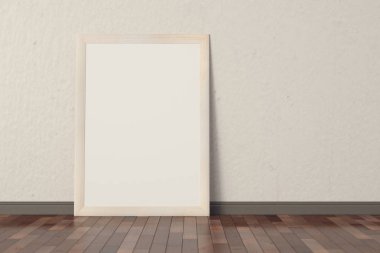 Ahşap çerçeveli poster