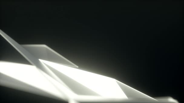 ポリゴン波スローモーションの完璧なシームレスなループポリゴン波 — ストック動画