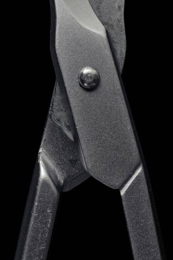 Manikür makasının izole edilmiş görüntüsü..