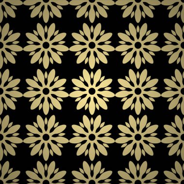 Altın arka plan soyut vintage süsleme ile. Tasarım şablonu