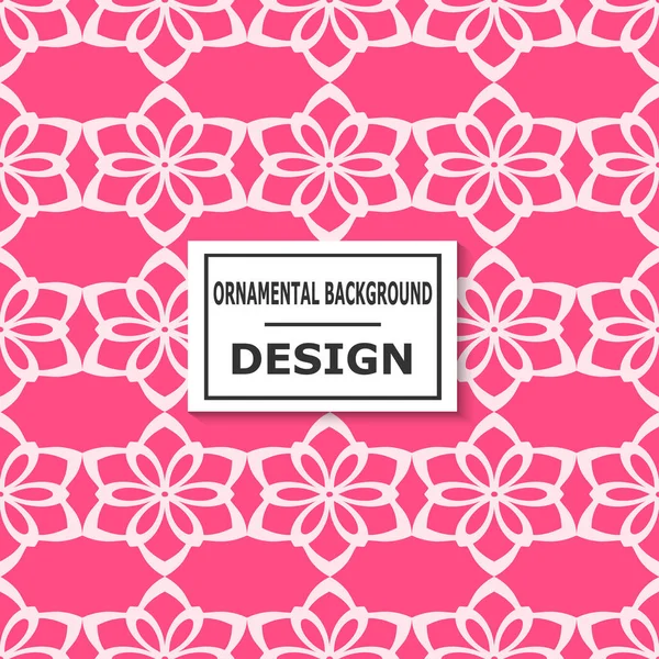 Ornamentale Blume farbigen Hintergrund. Vorlage für Design — Stockvektor