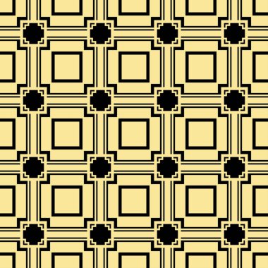 Soyut sanat deco altın geometrik Dikişsiz desen arka plan. Tasarım şablonu