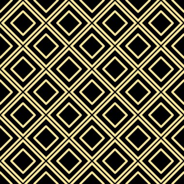 Soyut sanat deco altın geometrik süs Dikişsiz desen arka plan. Tasarım şablonu