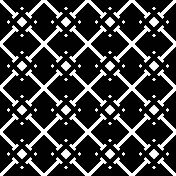 Soyut sanat deco siyah geometrik süs Dikişsiz desen arka plan. Tasarım şablonu — Stok Vektör