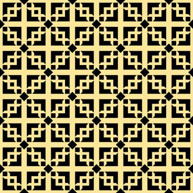 Soyut sanat deco altın geometrik süs Dikişsiz desen arka plan. Tasarım şablonu