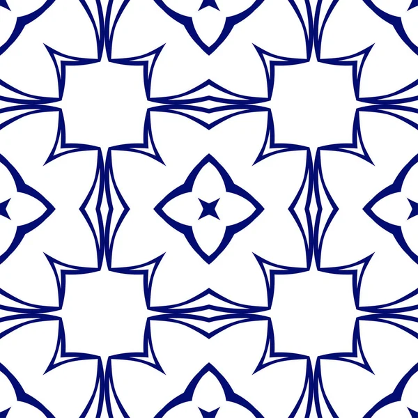 Ciemny niebieski luksusowych podłoże płynne z ozdobny ozdobnych na białym — Wektor stockowy
