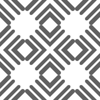 Gri lüks arka plan beyaz üzerine süs deseni ile sorunsuz