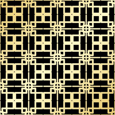 Süs duvar kağıdı, vektör lüks arka plan. Vintage çiçek desenli siyah altın gradyan ile.