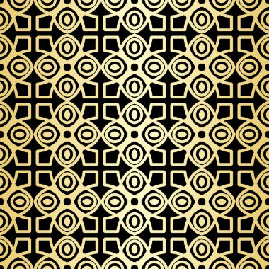 Süs duvar kağıdı, vektör lüks arka plan. Vintage çiçek desenli siyah altın gradyan ile.