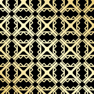 Süs duvar kağıdı, vektör lüks arka plan. Vintage çiçek desenli siyah altın gradyan ile.