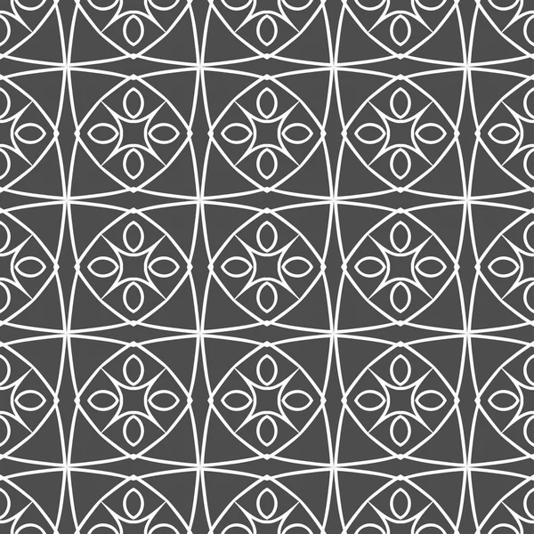 灰色の観賞用シームレスな壁紙パターン、ベクトル イラスト — ストックベクタ