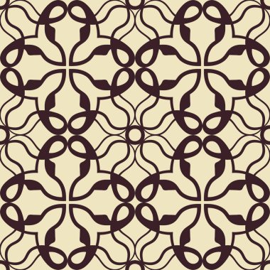 Soyut süs çiçek seamless modeli. Kumaş, tekstil, kumaş, ambalaj kağıdı, yağlı ve diğer tasarım şablonu kullanılabilir