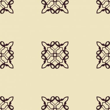 Soyut süs çiçek seamless modeli. Kumaş, tekstil, kumaş, ambalaj kağıdı, yağlı ve diğer tasarım şablonu kullanılabilir