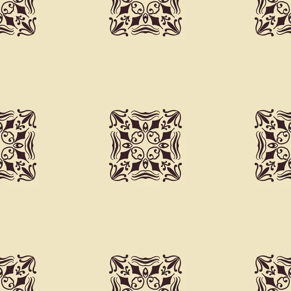 Абстрактный декоративный цветочный бесшовный узор. Шаблон может быть использован для текстиля, ткани, оберточной бумаги, маслотканей и другого дизайна — стоковый вектор