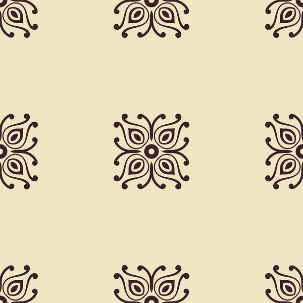 Абстрактный декоративный цветочный бесшовный узор. Шаблон может быть использован для текстиля, ткани, оберточной бумаги, маслотканей и другого дизайна — стоковый вектор