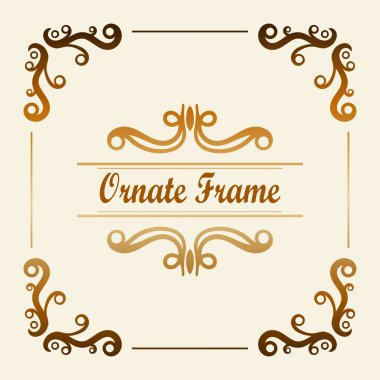 Vektör tasarımı için dekoratif unsur. Metin için yer çerçeve şablonu. Güzel çiçek sınır. Dantel dekor. Zarif sanat için doğum günü ve düğün davetiye, tebrik kartı.