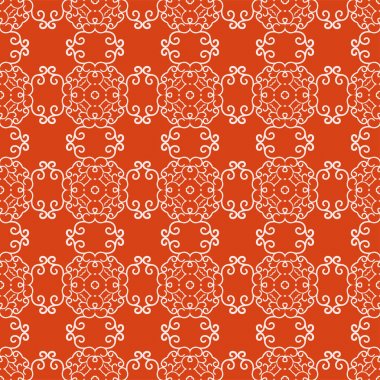 Vektör klasik vintage süs desen. Yinelenen öğeleri ile sorunsuz arka plan